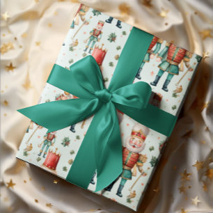 Papel De Regalo Ropa nutritiva y vegetación de Navidades