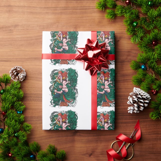 Papel De Regalo Roronoa Zorro One Piece (Regalo de vacaciones)