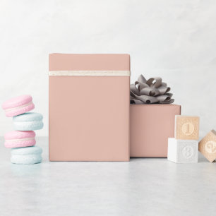 Papel De Regalo Rosa Albaricoque Suave Sólido