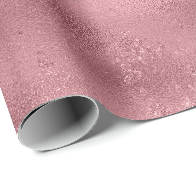 Papel De Regalo Rosa chispeante (Esquina del rollo)