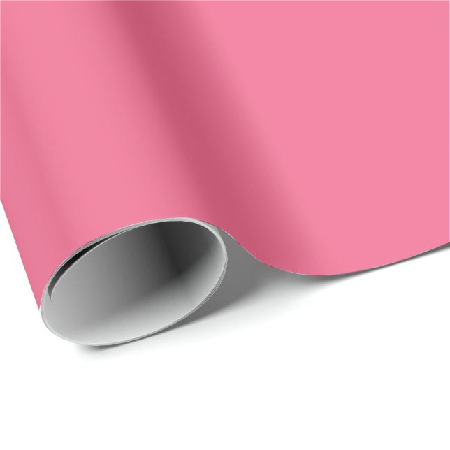 Papel De Regalo Rosa Clavel  (Esquina del rollo)