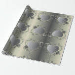 Papel De Regalo Rosa de color estampado para el marco de la foto<br><div class="desc">¡No será divertido conmemorar el aniversario de su boda con mi original marco de corazón rosa y su magnífica foto!</div>