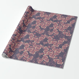Papel De Regalo Rosa de cosecha