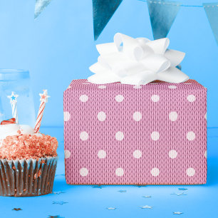 Papel de regalo rosa Dotty Delight