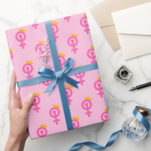 Papel De Regalo Rosa feminista
