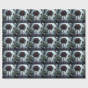 Papel De Regalo Rosa negro de Eerie