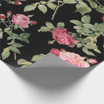 Rosa negro rosa floral moderno