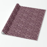 Papel De Regalo Rosa Oro Raspberry Wine Modern Elegant Wedding<br><div class="desc">Papel de ajuste</div>