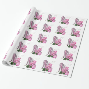 Papel De Regalo Rosa Preciosa de Tacón Alto Rosa