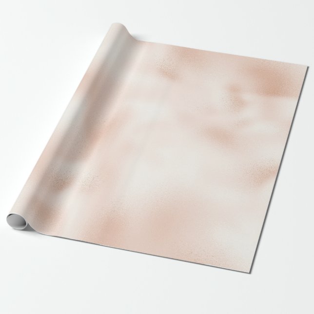 Papel De Regalo Rosa rosa Rubor (Desenrollado)