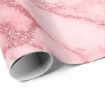 Papel De Regalo Rosa rosa Rubor Mármol blanco Molten Pastel VIP<br><div class="desc">Glam y Moda Resumen contemporáneo Papel de embalaje puede ser una decoración hermosa para muchos eventos como boda,  aniversario,  cumpleaños,  graduaciones,  nuevo hogar,  empresa,  ducha birdal,  etc</div>