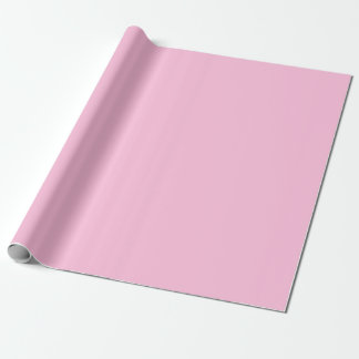 Papel De Regalo Rosa suave y sólido clásico