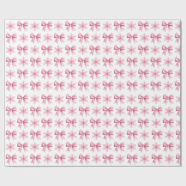 Papel de regalo rosa y blanco enrollado y lindo