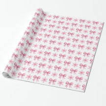 Papel de regalo rosa y blanco enrollado y lindo