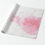 Papel de regalo rosado de la acuarela<br><div class="desc">Coordine su celebración temática con este diseño precioso de la acuarela.  ¡Ideal para los artes,  el envoltorio para regalos,  la decoración del fiesta y cualquier cosa que su creatividad puede imaginarse!</div>