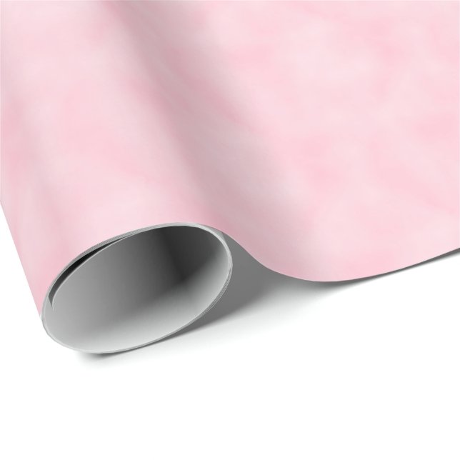Papel De Regalo Rosado suave y mullido bonitos (Esquina del rollo)