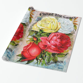 Papel De Regalo Rosaleda de la cabaña
