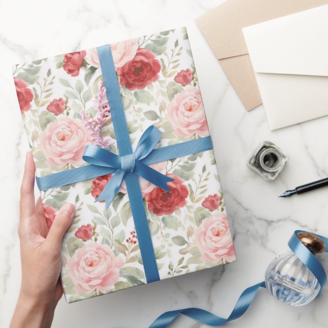 Papel De Regalo Rosas (Regalar)