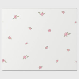 Papel De Regalo Rosas elegantes rosadas