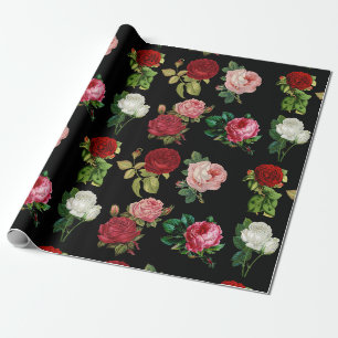 papel de regalo rosas en abundancia