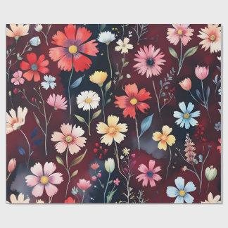 Papel De Regalo Rosas en Flor