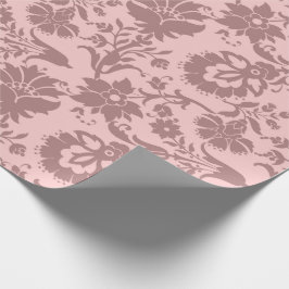 Papel De Regalo Rosas Floral Rubor Pink Pastel Mauve Lilac Royal