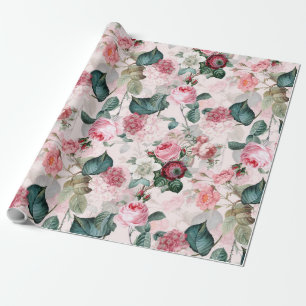 Papel De Regalo Rosas nostálgicos rostálgicos de antaño