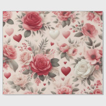 rosas, peonías y corazón