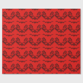 Papel De Regalo Rosas Rojas Hermoso Jardín