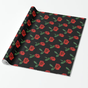 Papel De Regalo Rosas rojos