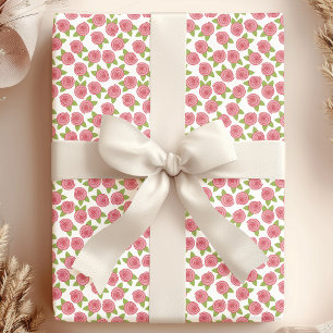 Papel De Regalo Rosas Rosadas Shabby Chic