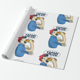 Papel De Regalo rosie el riveter taco cinco de mayo