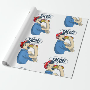 Papel De Regalo rosie el riveter taco cinco de mayo