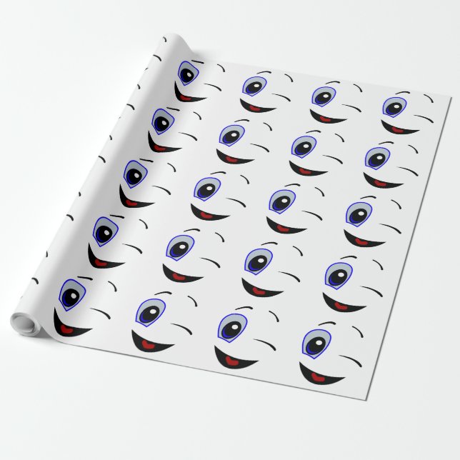 PAPEL DE REGALO ROSTRO DE SONIDO (Desenrollado)