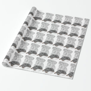 Papel De Regalo Rottweiler Dog Art