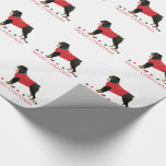 Papel De Regalo Rottweiler Merry Christmas Design<br><div class="desc">Esta silueta también puede representar a Rottie,  Mastiff,  bullmastiff,  Anatolian,  pastor anatoliano,  Broholmer,  Carlin,  Pinscher,  beauceron,  leal,  amorosa,  segura,  guardián,  perro,  trabajando,  mastiff,  juguetón,  tonto,  Drover,  Metzgerhund,  Rottweiller,  Cane Corso,  Corso,  Cane Corz. Cane Di Macellaio,  Mastiff Italiano,  Branchiero Siciliano</div>