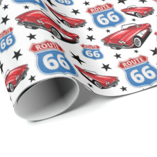 Papel De Regalo Rótulo C1 Red Classic de 1961