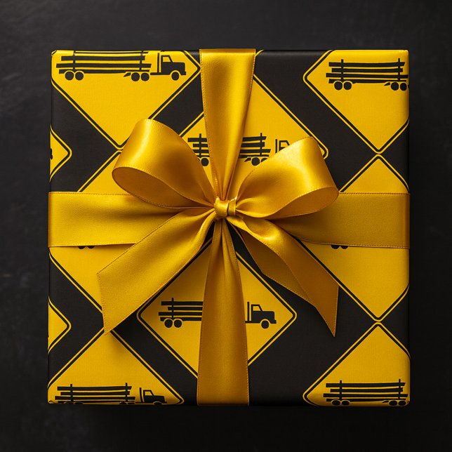 Papel De Regalo Rótulo de la carretera de los camiones de registro (Subido por el creador)