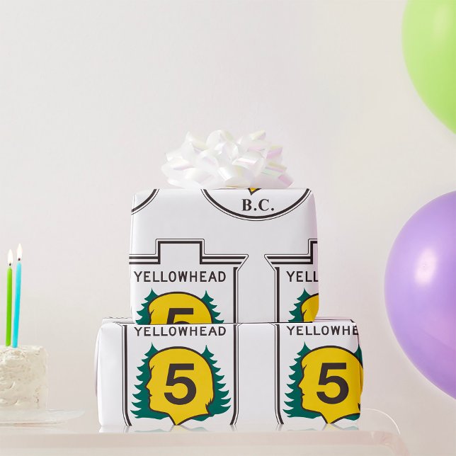 Papel De Regalo Rótulo de Yellowhead Road (Subido por el creador)