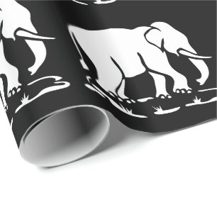 Papel De Regalo Rótulo tailandés asiático del senderismo del