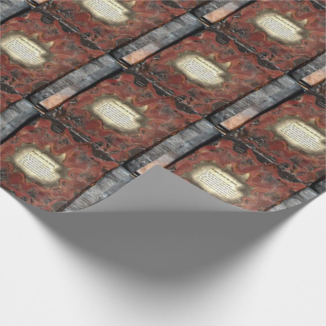 Papel De Regalo Rótulos de la Tierra (Esquina)