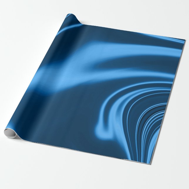 Papel De Regalo Royal blue luxury BIRTHDAY BODA WRAP (Desenrollado)
