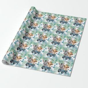 Papel De Regalo Royal Safari Ride Boy Baby Shower