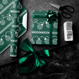 Papel De Regalo RPG Lights Green | Fantasía Tabletop Gamer Dice