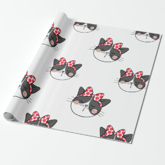 Papel De Regalo Rubefacción de gato