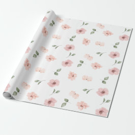 Papel De Regalo Rubor floral