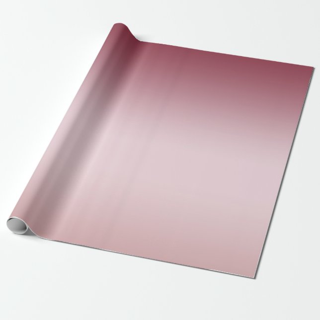 Papel De Regalo Rubor Pink Ombre (Desenrollado)