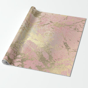 Papel De Regalo Rubor rosado que pinta encanto brillante de un
