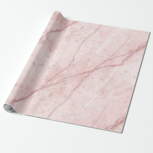 Papel De Regalo Rubor Rose Marble Orgánico Rosa Polvo