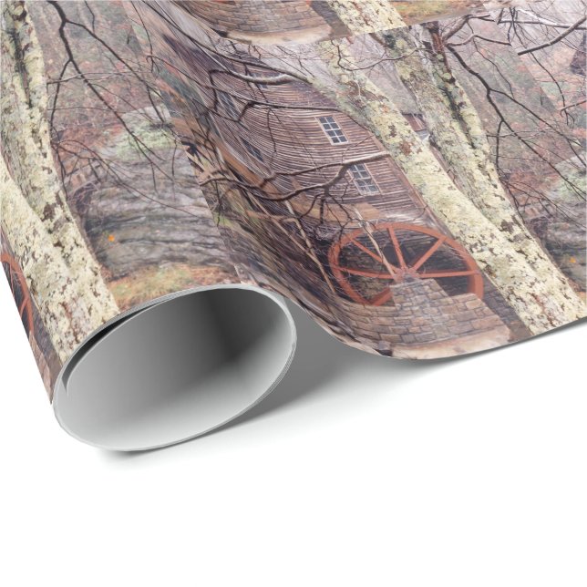 Papel De Regalo Rueda de agua (Esquina del rollo)